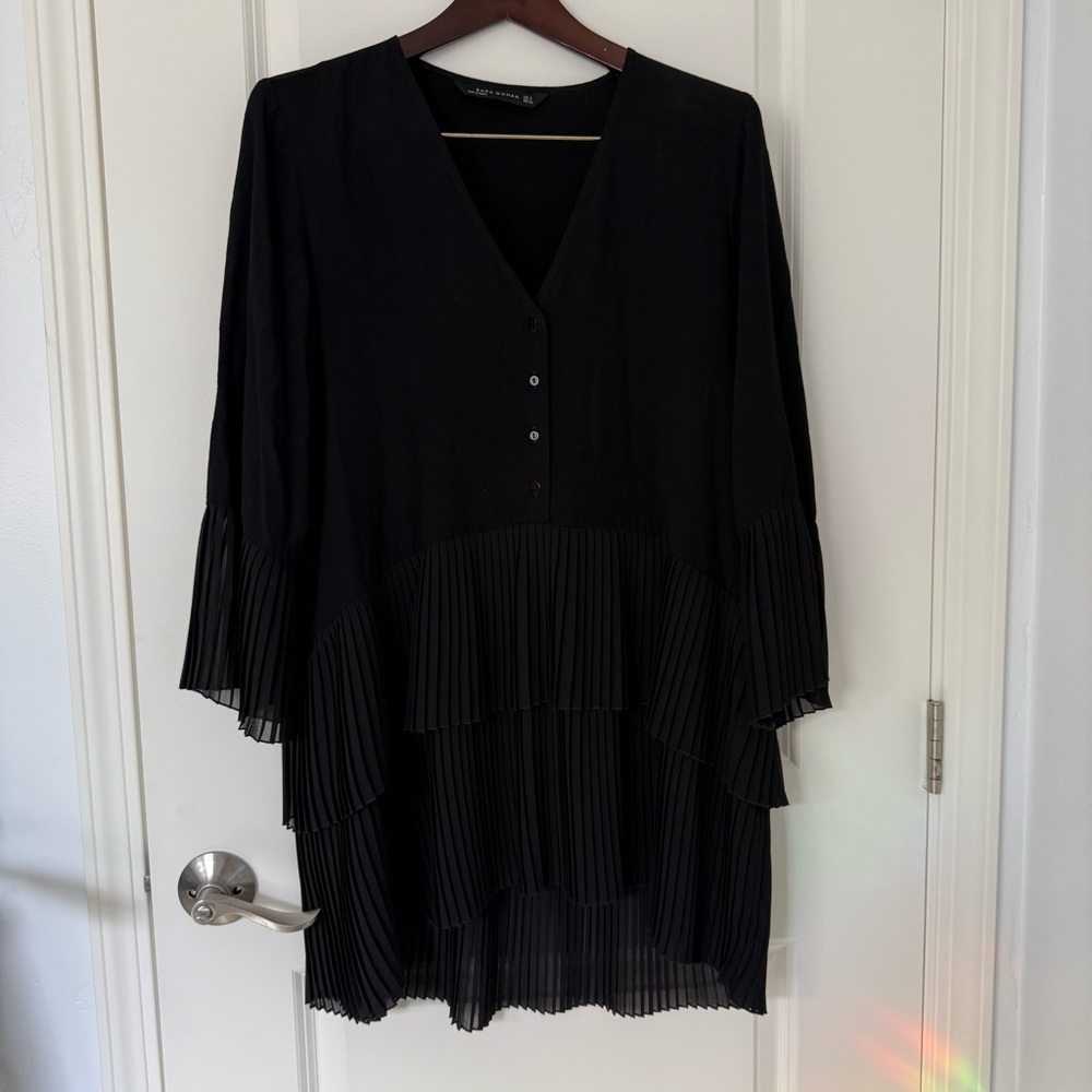 Zara pleated tunic